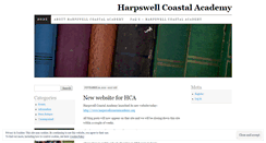 Desktop Screenshot of harpswellcharterschool.wordpress.com