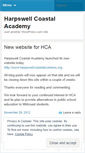 Mobile Screenshot of harpswellcharterschool.wordpress.com