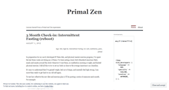 Desktop Screenshot of primalzen.wordpress.com