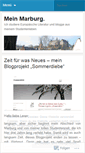 Mobile Screenshot of meinmarburg.wordpress.com