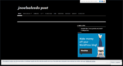 Desktop Screenshot of jnoelsalcedo.wordpress.com
