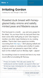 Mobile Screenshot of irritatinggordon.wordpress.com