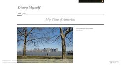 Desktop Screenshot of diarymyself.wordpress.com