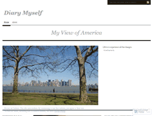 Tablet Screenshot of diarymyself.wordpress.com