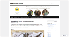 Desktop Screenshot of newvisionschool.wordpress.com