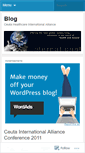 Mobile Screenshot of ceutaalliance.wordpress.com