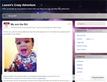 Tablet Screenshot of laurenscrazyjourney.wordpress.com