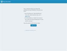 Tablet Screenshot of bisaku.wordpress.com