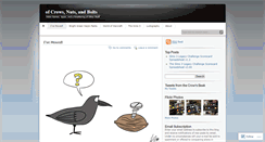 Desktop Screenshot of cnandbolts.wordpress.com
