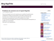 Tablet Screenshot of gigatribefr.wordpress.com