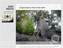Tablet Screenshot of dogtrots.wordpress.com