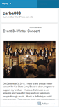 Mobile Screenshot of carba008.wordpress.com