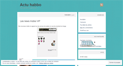 Desktop Screenshot of actuhabbo.wordpress.com