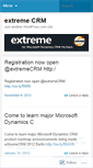 Mobile Screenshot of extremecrm.wordpress.com