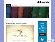 Tablet Screenshot of deborahjs.wordpress.com