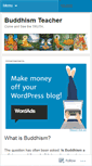Mobile Screenshot of buddhismteacher.wordpress.com