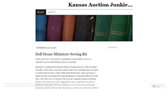 Desktop Screenshot of kansasauctionjunkie.wordpress.com