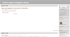 Desktop Screenshot of fathersagainstdaughtersdating.wordpress.com