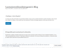 Tablet Screenshot of lasmejoresideasdejeugenio.wordpress.com