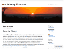 Tablet Screenshot of id.bancdebinary60seconds.wordpress.com