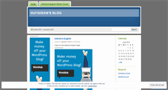 Desktop Screenshot of hufsdean.wordpress.com