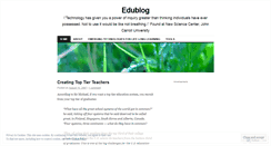 Desktop Screenshot of edublog.wordpress.com