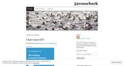 Desktop Screenshot of 52comeback.wordpress.com