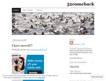 Tablet Screenshot of 52comeback.wordpress.com