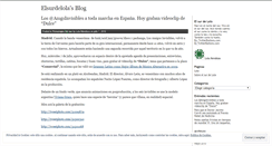 Desktop Screenshot of elsurdelola.wordpress.com