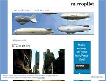 Tablet Screenshot of micropilot.wordpress.com