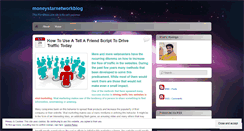 Desktop Screenshot of moneystarnetworkblog.wordpress.com