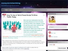 Tablet Screenshot of moneystarnetworkblog.wordpress.com