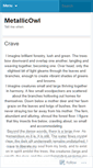 Mobile Screenshot of metallicowl.wordpress.com