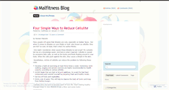 Desktop Screenshot of malfitness.wordpress.com