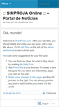 Mobile Screenshot of joaopaulosinproja.wordpress.com