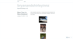 Desktop Screenshot of bryanandshirleyinnz.wordpress.com