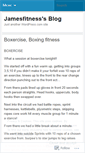 Mobile Screenshot of jamesfitnesskent1.wordpress.com