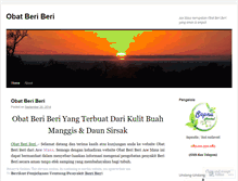 Tablet Screenshot of obatberiberi13.wordpress.com