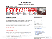 Tablet Screenshot of fstopcafe.wordpress.com