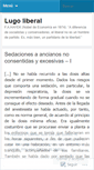 Mobile Screenshot of lugoliberal.wordpress.com