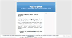 Desktop Screenshot of hugosigman.wordpress.com