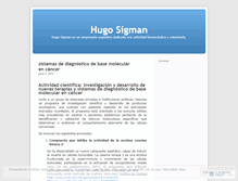 Tablet Screenshot of hugosigman.wordpress.com