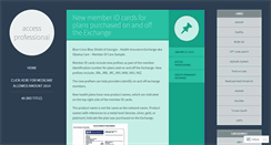 Desktop Screenshot of accessprofessional.wordpress.com