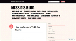 Desktop Screenshot of missdc09.wordpress.com