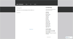 Desktop Screenshot of clementwpy.wordpress.com