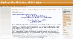 Desktop Screenshot of nakba60la.wordpress.com