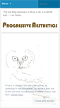 Mobile Screenshot of progressiveaesthetics.wordpress.com