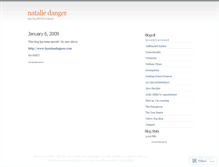 Tablet Screenshot of nataliedanger.wordpress.com