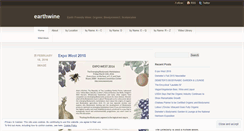 Desktop Screenshot of earthwine.wordpress.com