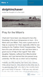 Mobile Screenshot of dolphinchaser.wordpress.com
